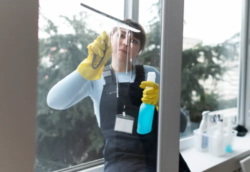 Nettoyage de vitres intérieures et extérieures à Bourogne
